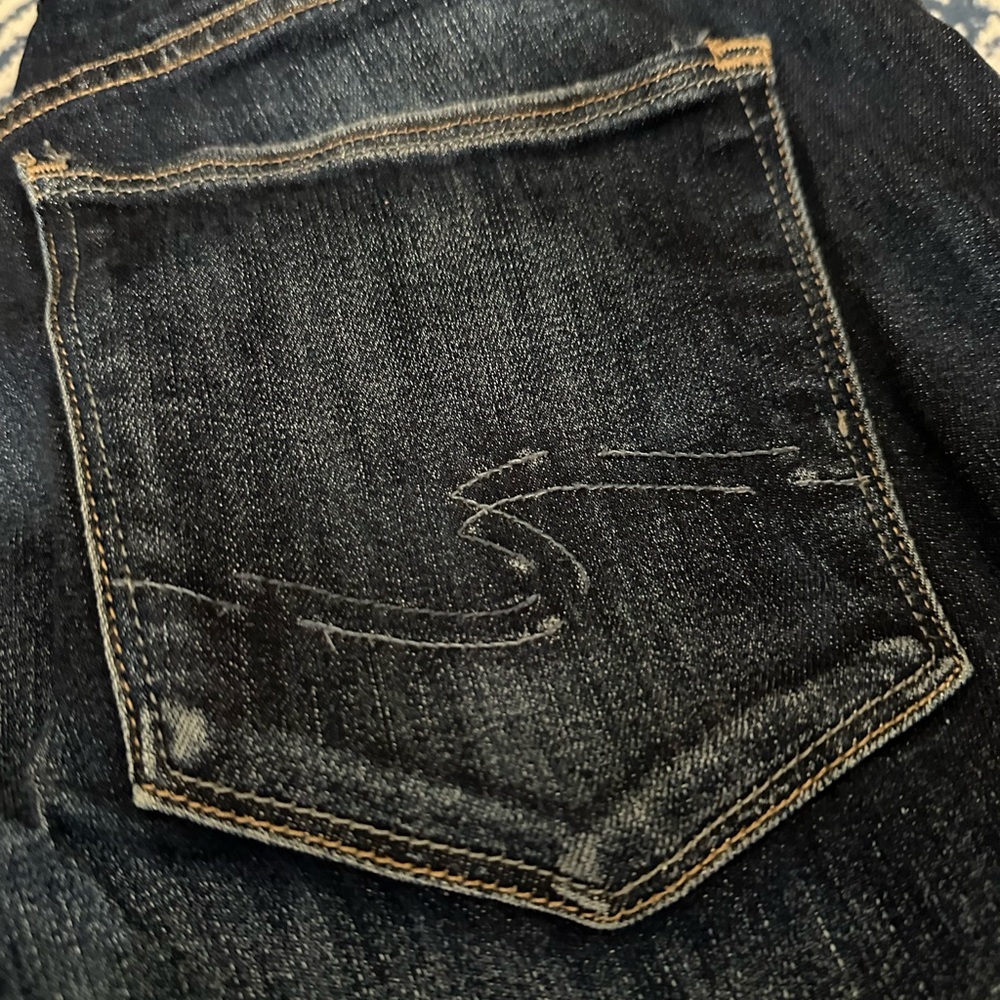 Silver Jeans Dark Wash Cropped Denim